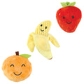 Plush Squeaky Rope Pet Toy, Orchard Harvest