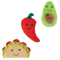 Plush Squeaky Rope Pet Toy, Fiesta Snack