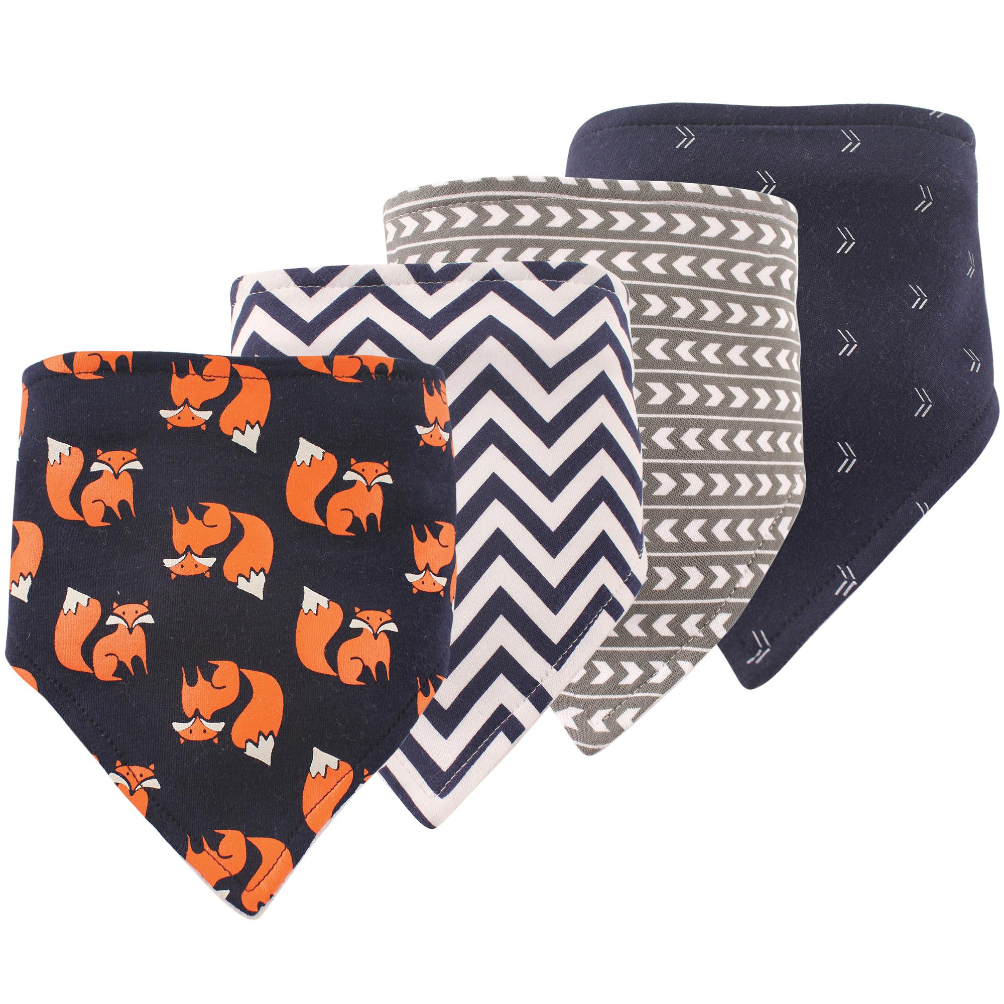 Boys Bandana Bibs Set, Autumn Fox