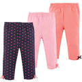 Girls Cotton Pants and Leggings Set, Crimson Sweethearts