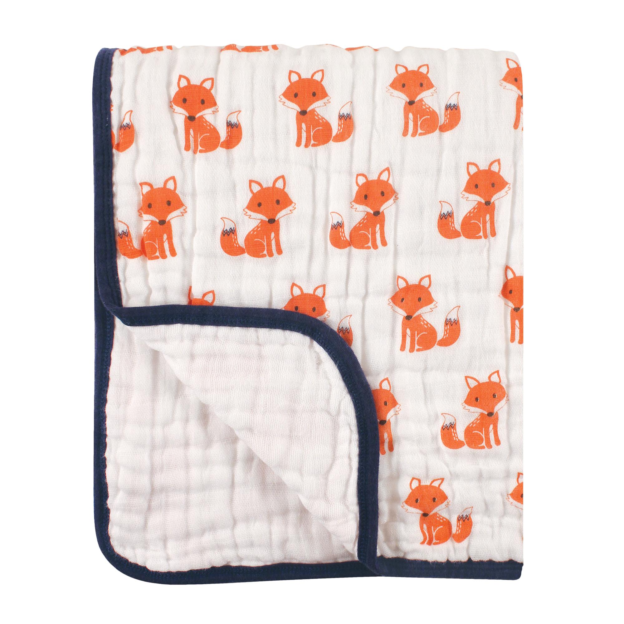 Boys Quilt Tranquilty Blanket, Amber Fox Tales