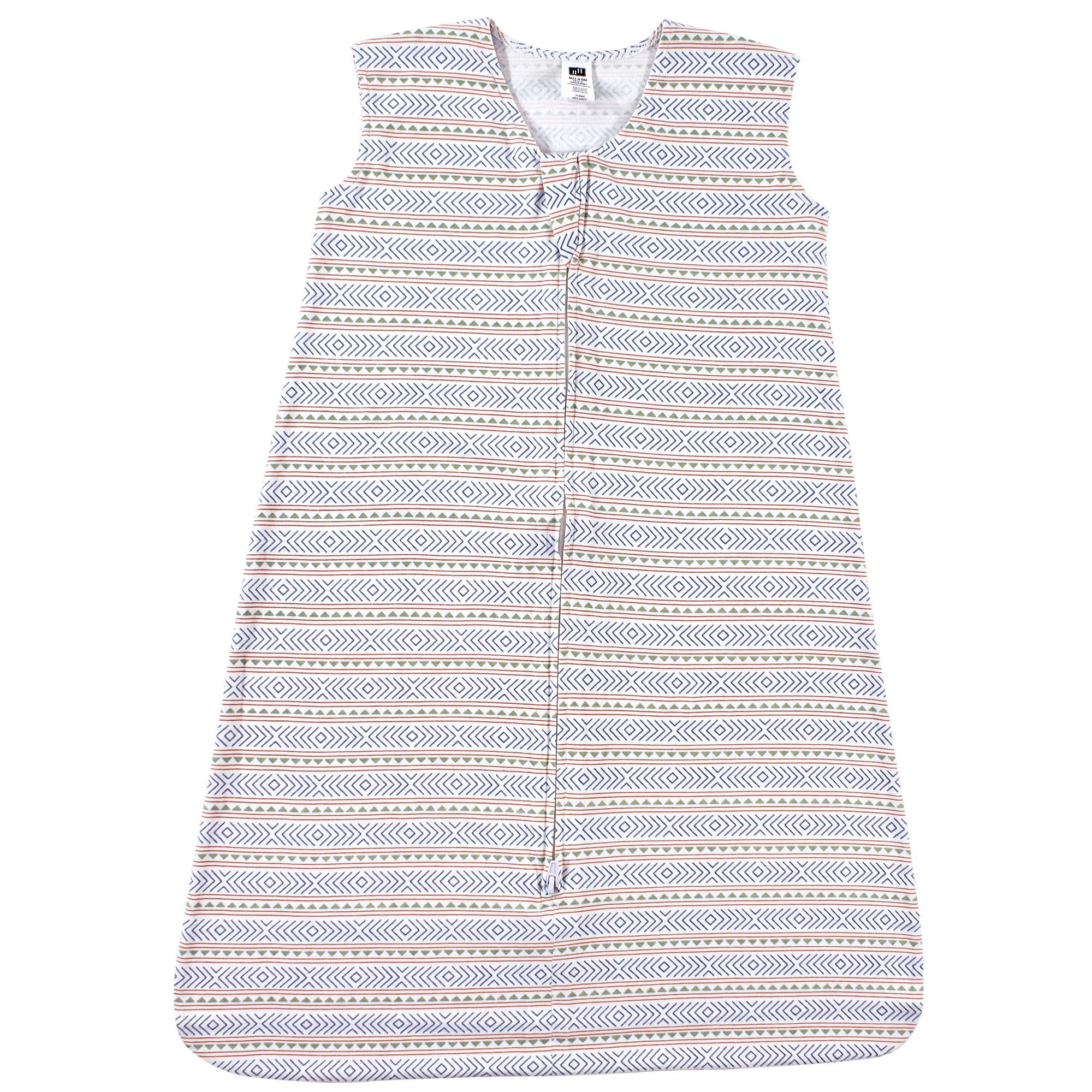 Boys Sleeveless Sleep Sack, Tribal Zigzag