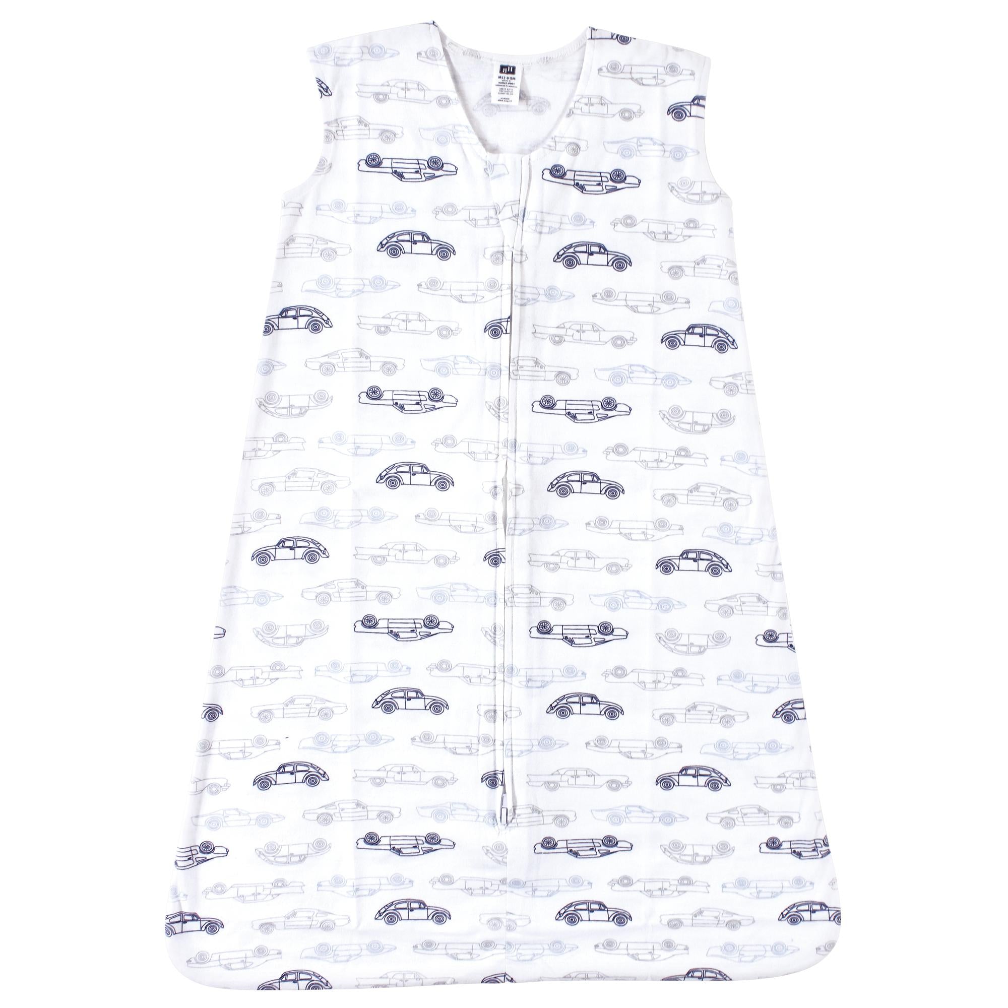 Boys Sleeveless Sleep Sack, Retro Roadsters
