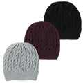 Boys Knit Caps and Beanies, Onyx Wine