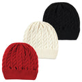 Girls Knit Caps and Beanies, Crimson Shadow