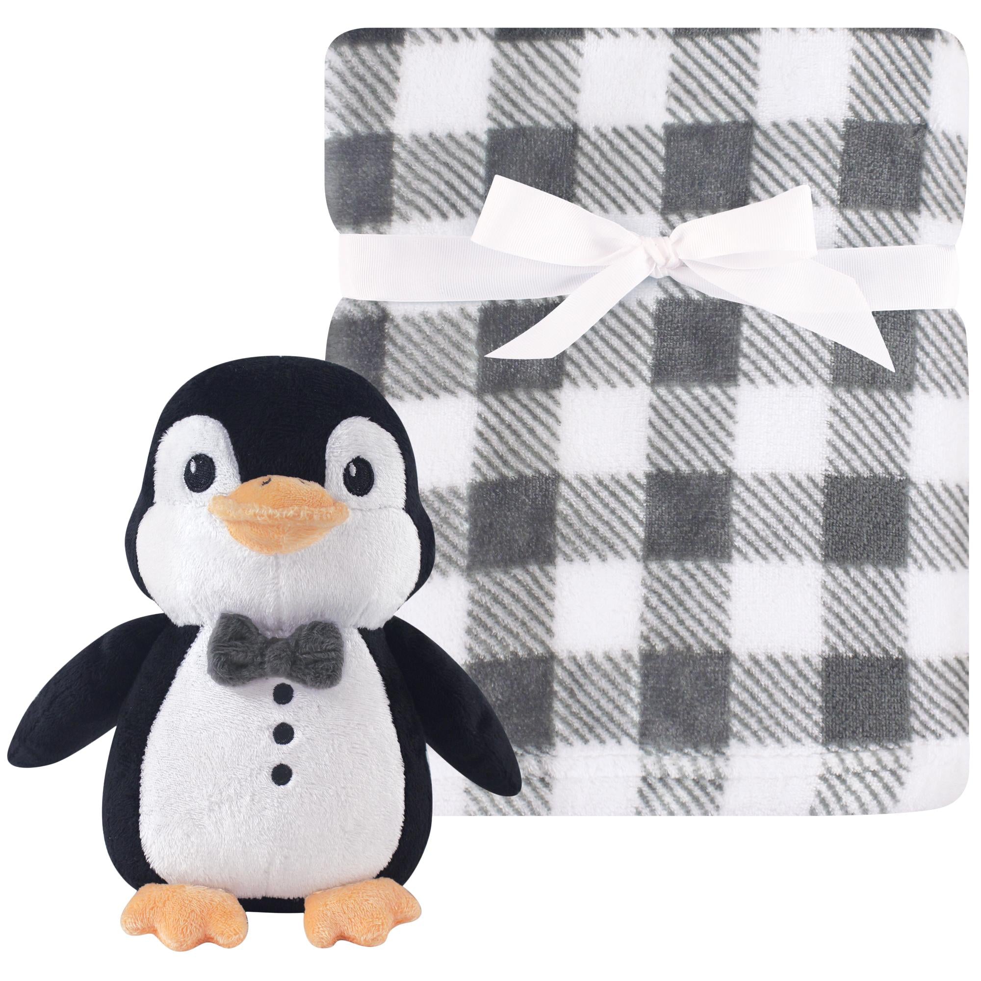 Boys Toy and Plush Blanket Set, Chilly Penguin Pal