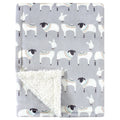 Unisex Mink and Sherpa Plush Blanket, Highland Llama