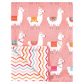 Girls Ultra Soft Mink Plush Blanket, Alpine Llama