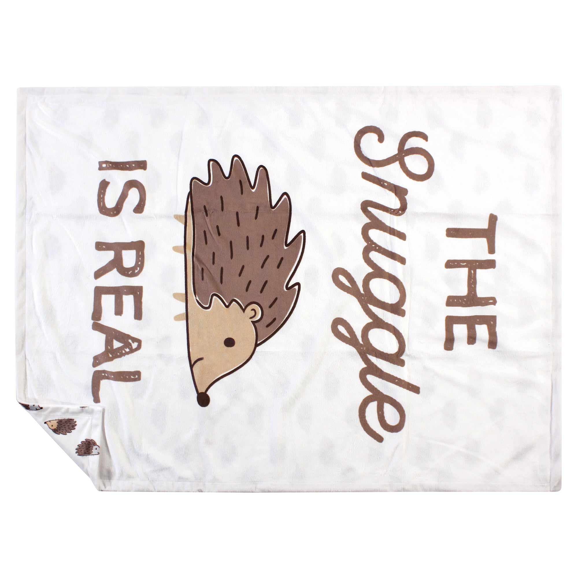 Unisex Ultra Soft Mink Plush Blanket, Spiky Forest Pal