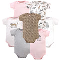 Girls Essentials Bodysuits 7-Pack, Blush Jungle Vibe
