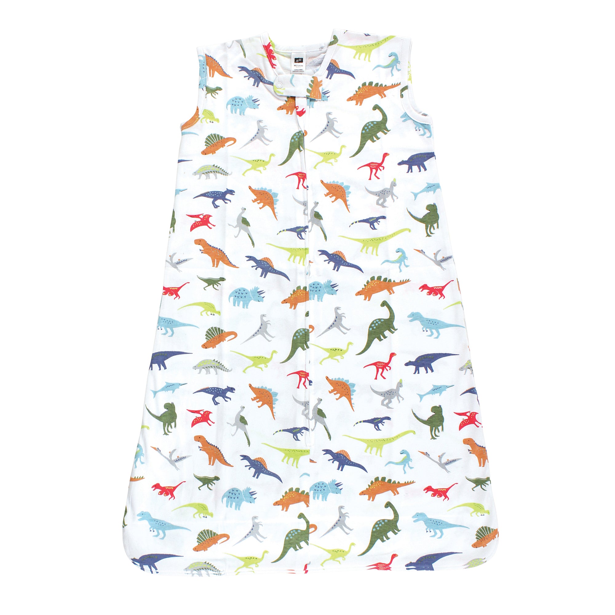 Boys Sleeveless Sleep Sack, Vibrant Jurassic Friends