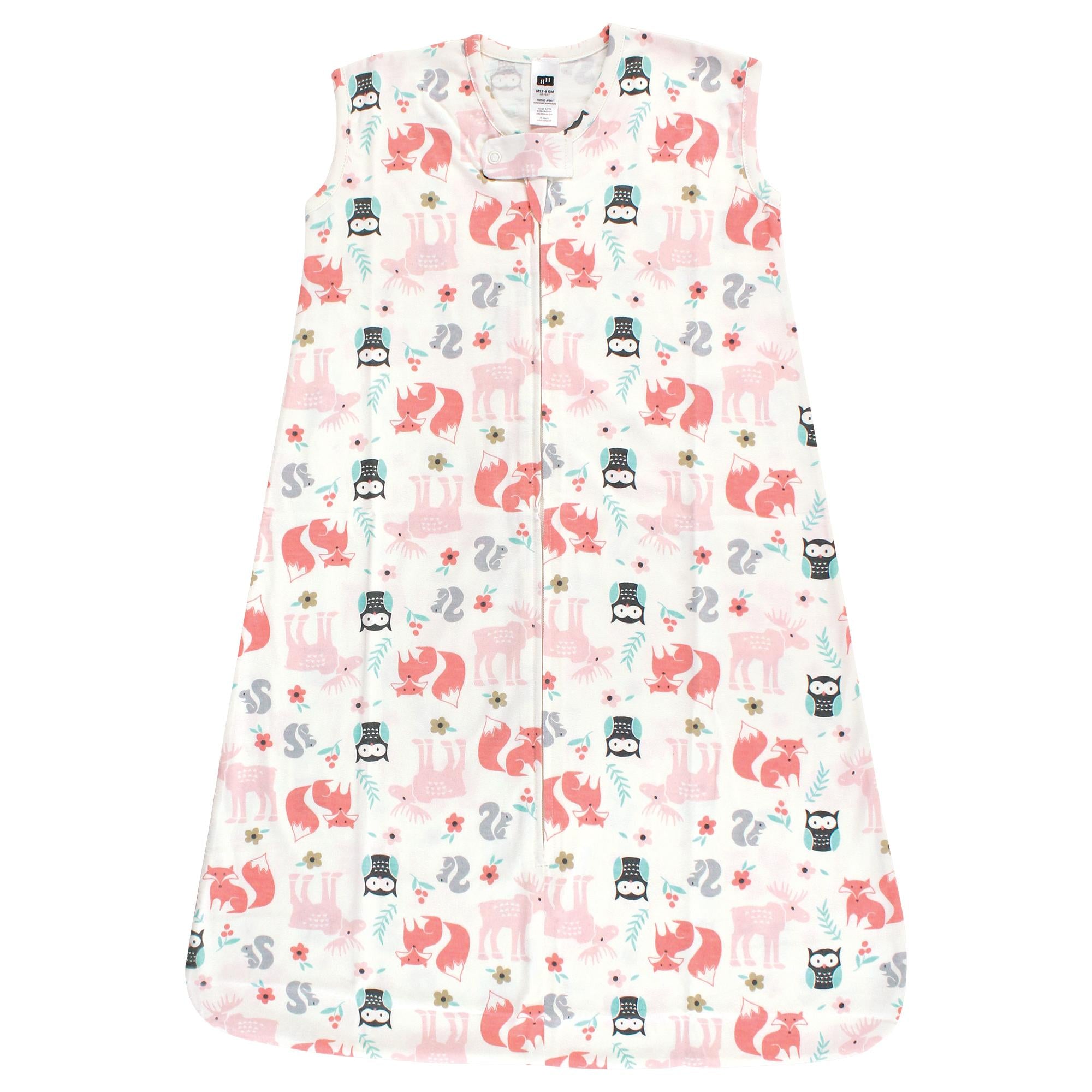 Girls Sleeveless Sleep Sack, Woodland Blossom