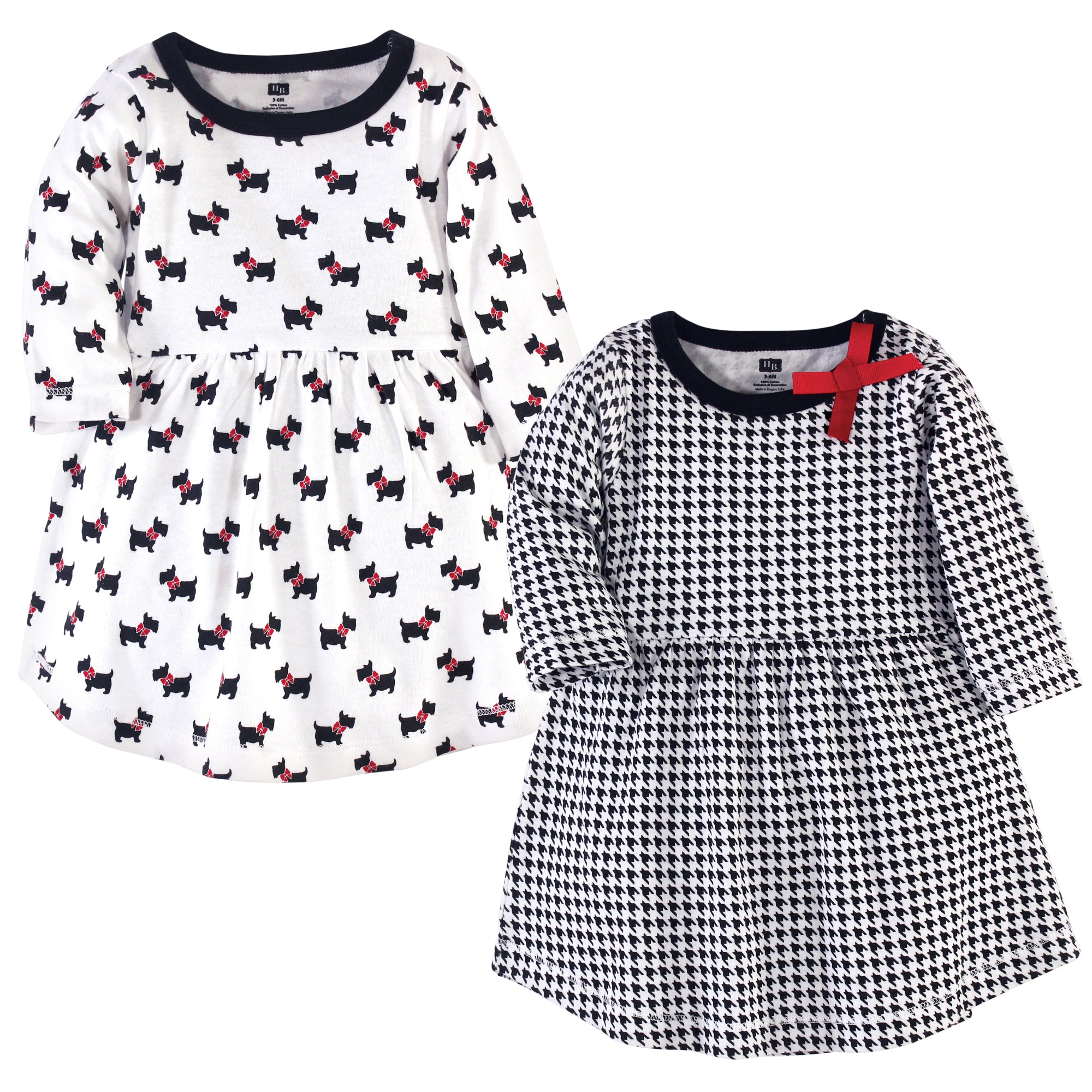 Girls Dresses, Little Scottie Print