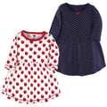 Girls Dresses, Orchard Red