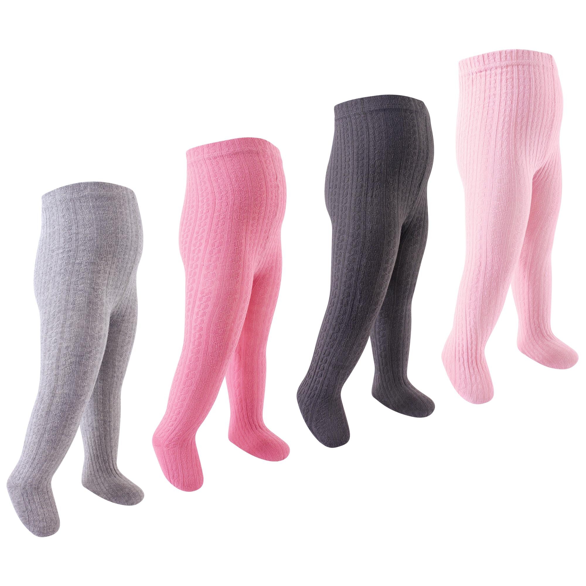 Girls Tights, Sunset Slate Braid