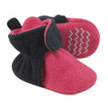Girls Fleece Booties, Berry Midnight