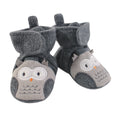 Unisex Fleece Booties, Silver Moon Owl