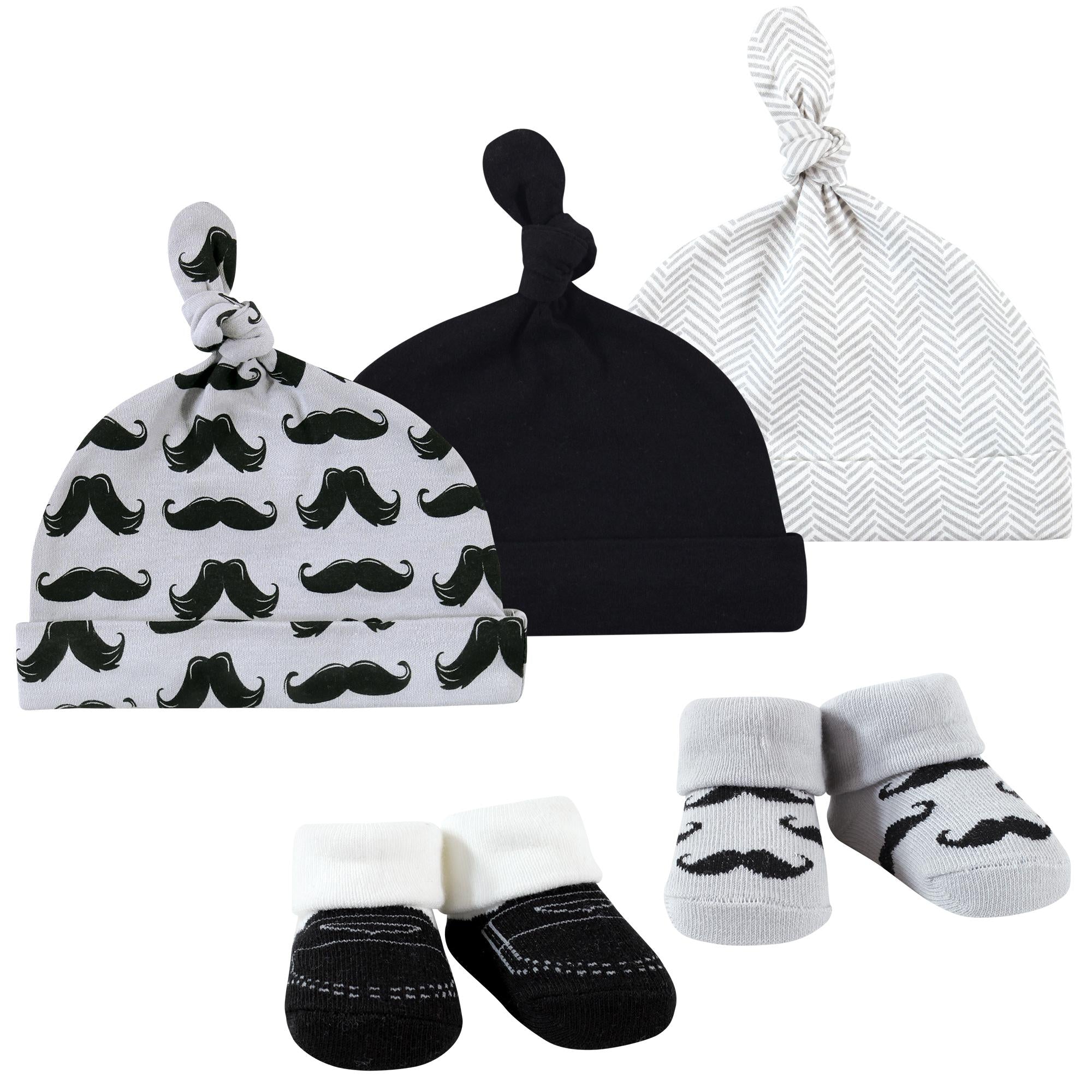 Boys Cap and Socks Set, Gent's Whiskers
