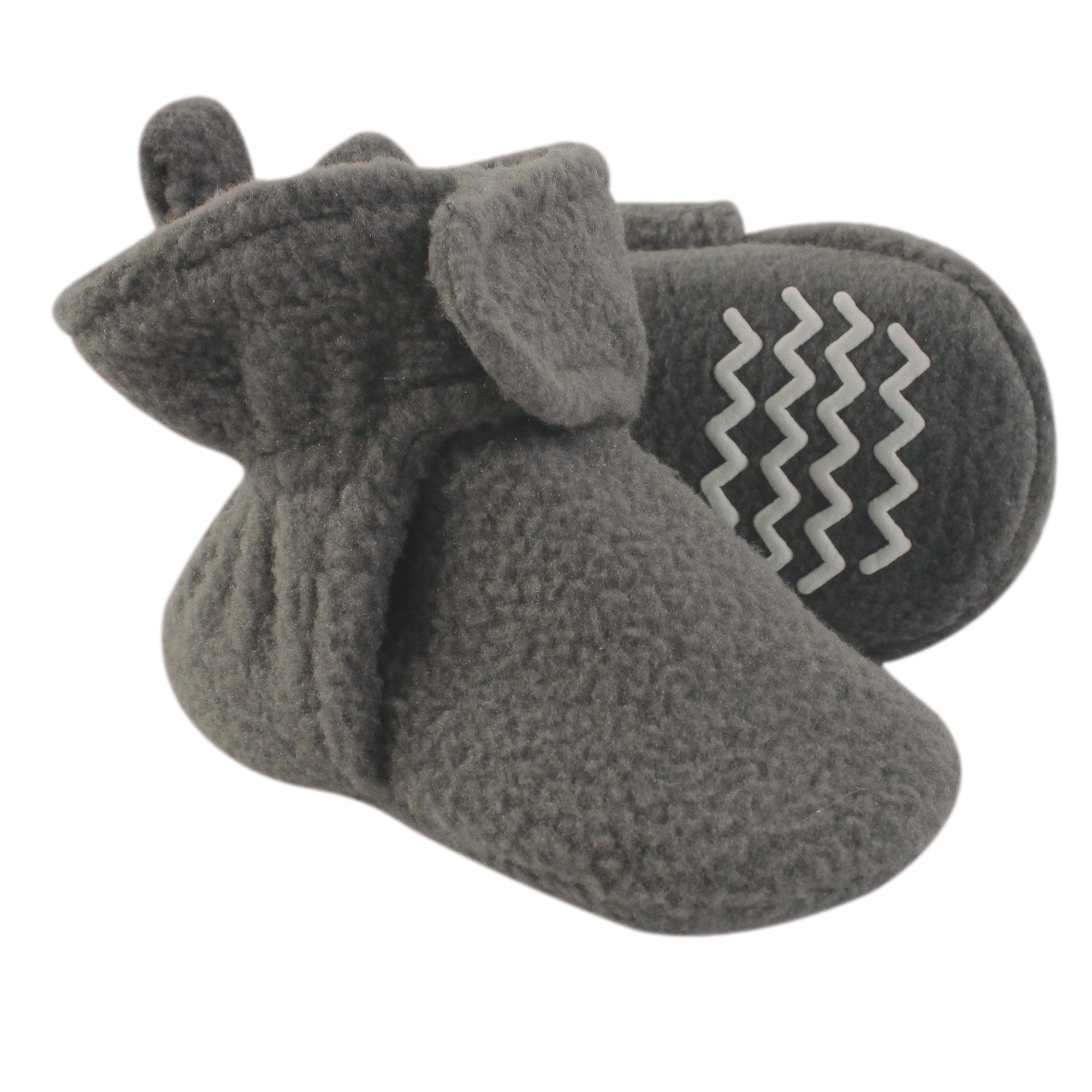 Unisex Fleece Booties, Slate Smoke