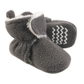 Unisex Sherpa Lined Fleece Slippers, Slate Smoke