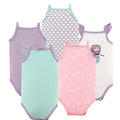 Girls Sleeveless Bodysuits, Aquatic Shore