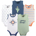 Boys Sleeveless Bodysuits, Wild Sage