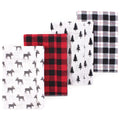 Boys Flannel Burp Cloth Bundle, Wilderness Moose
