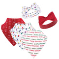 Girls Bib and Head Accessory Bundle, Holiday Twinkle