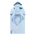 Boys Animal Face Hooded Bath Towel, Ocean Unicorn