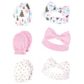 Girls Scratch Mittens and Headband Set, Twinkling Woods