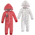 Unisex Fleece Coveralls, Crimson Waddle