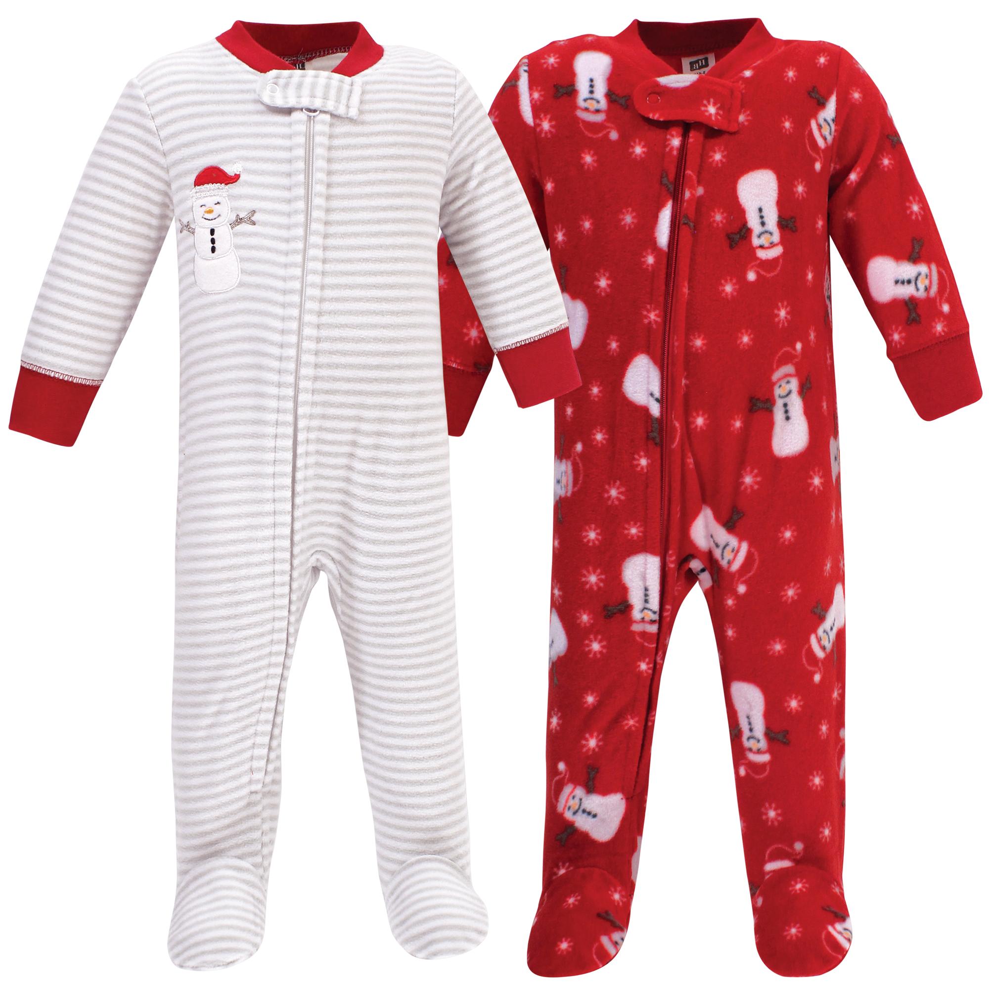 Unisex Fleece Jumpsuits, Holiday Frosty Friends
