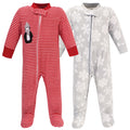 Unisex Fleece Jumpsuits, Crimson Waddle