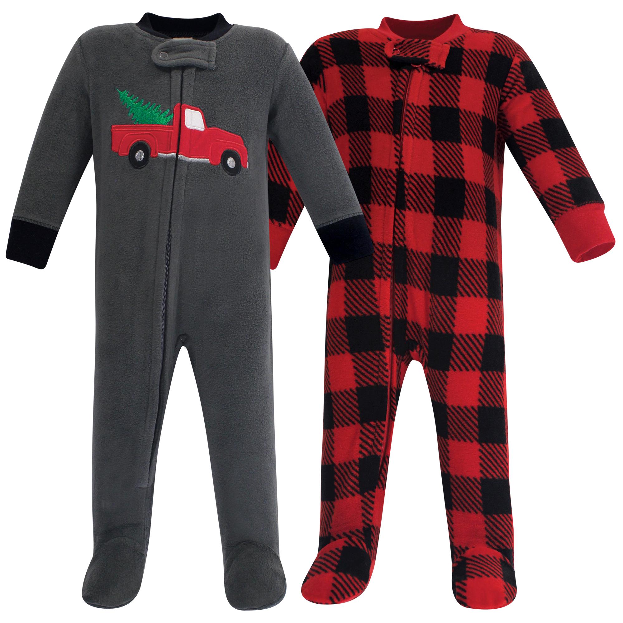 Boys Fleece Jumpsuits, Evergreen Forest