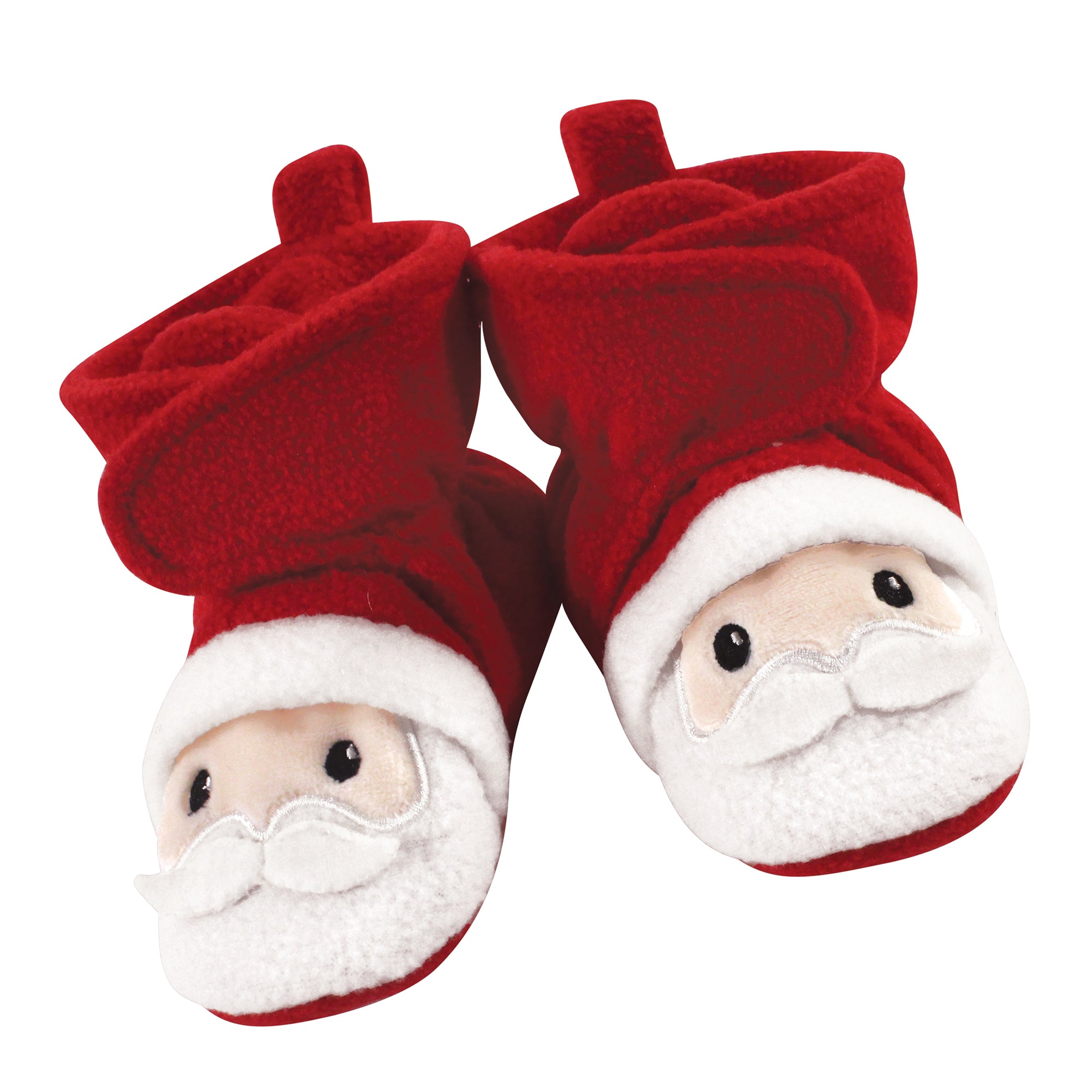Unisex Fleece Booties, Jolly St. Nick