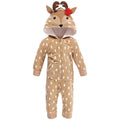 Girls Fleece Coveralls, Sweet Doe