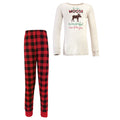 Unisex Pajamas, Merry Antler Crimson