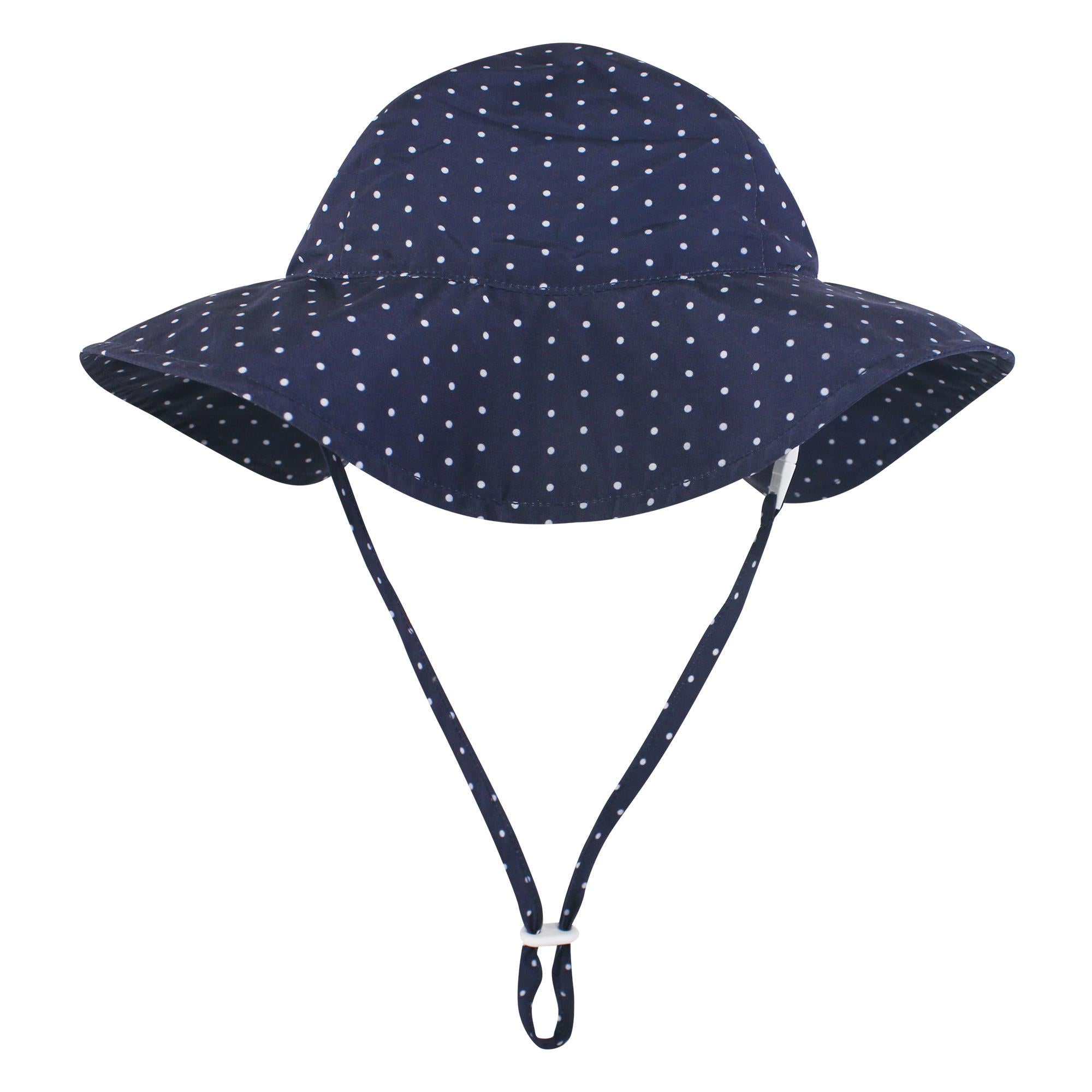Girls Sun Hat, Ocean Speckles
