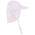 Girls Sun Hat, Crimson Bloom