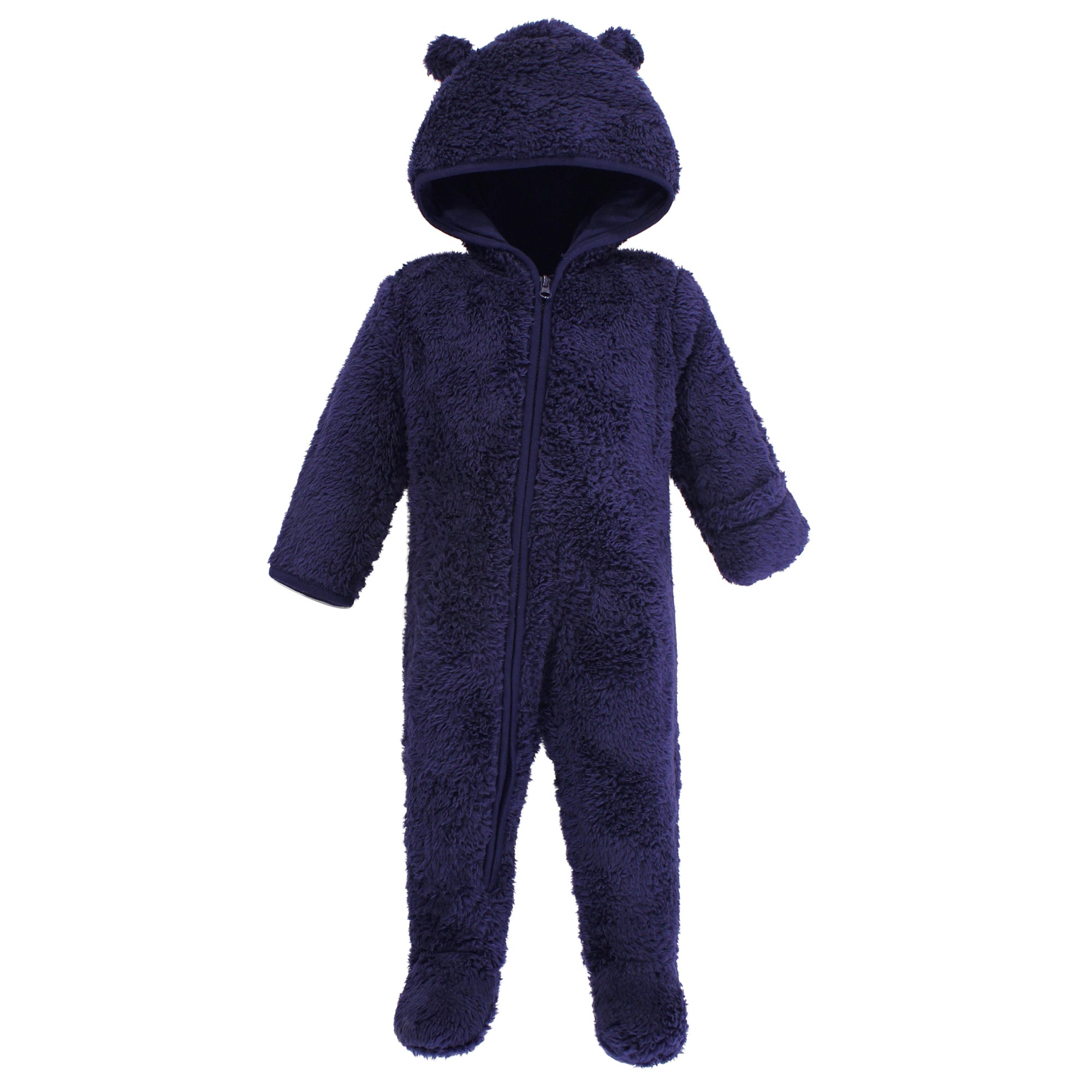 Boys Fleece Jumpsuits, Midnight Forest Cub