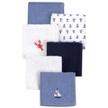 Boys Ultra Soft Cotton Washcloths, Coastal Red
