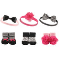 Girls Matching Socks and Hair Accessory Set, Antique Ornate