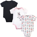 Girls Essentials Bodysuits 3-Pack, Parisian Night