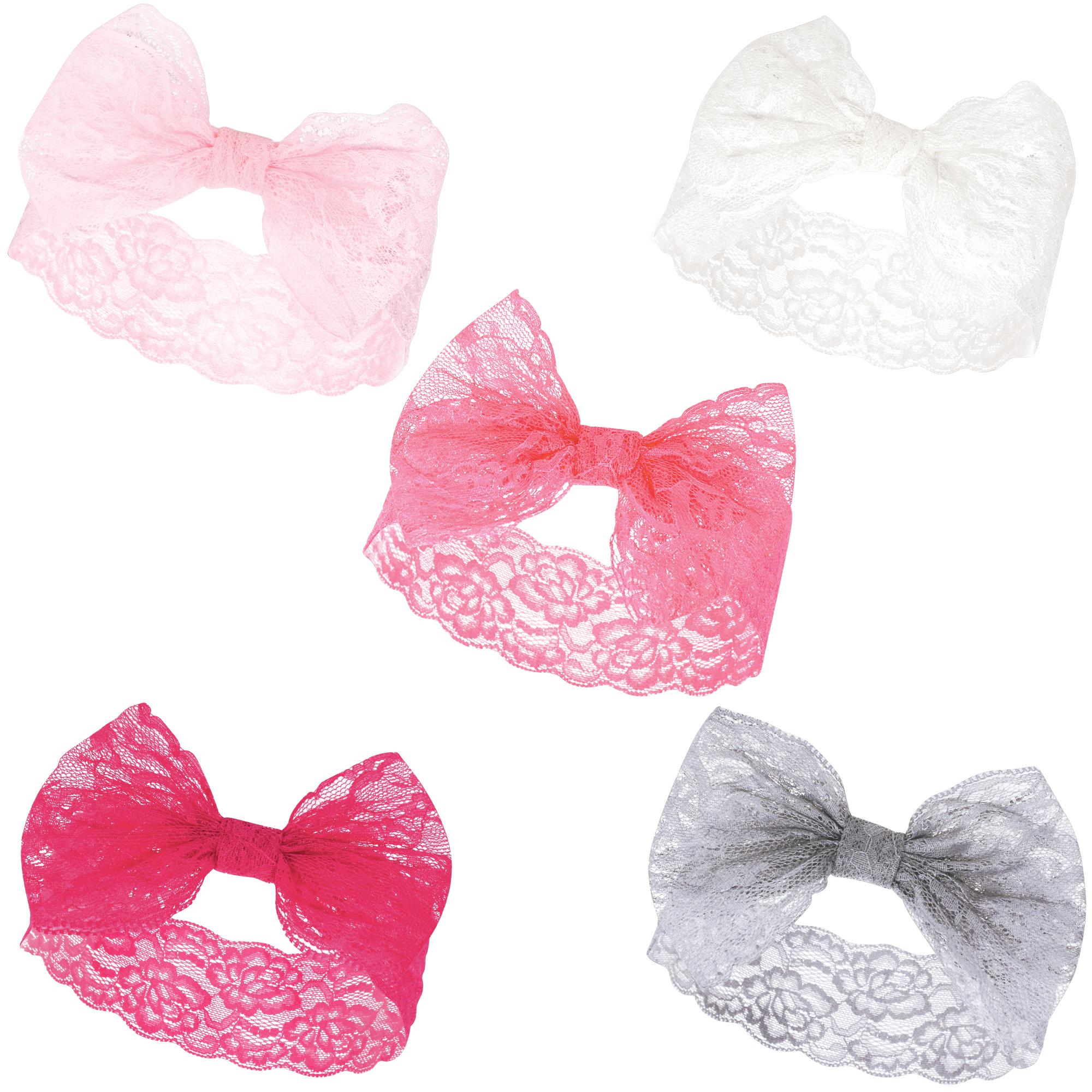 Girls Hair Accessory Set, Blush and Snow