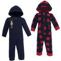 Boys Fleece Coveralls, Woodland Elk