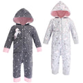Girls Fleece Coveralls, Magic Unicorn Dreams