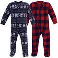 Boys Fleece Jumpsuits, Cozy Knit Check