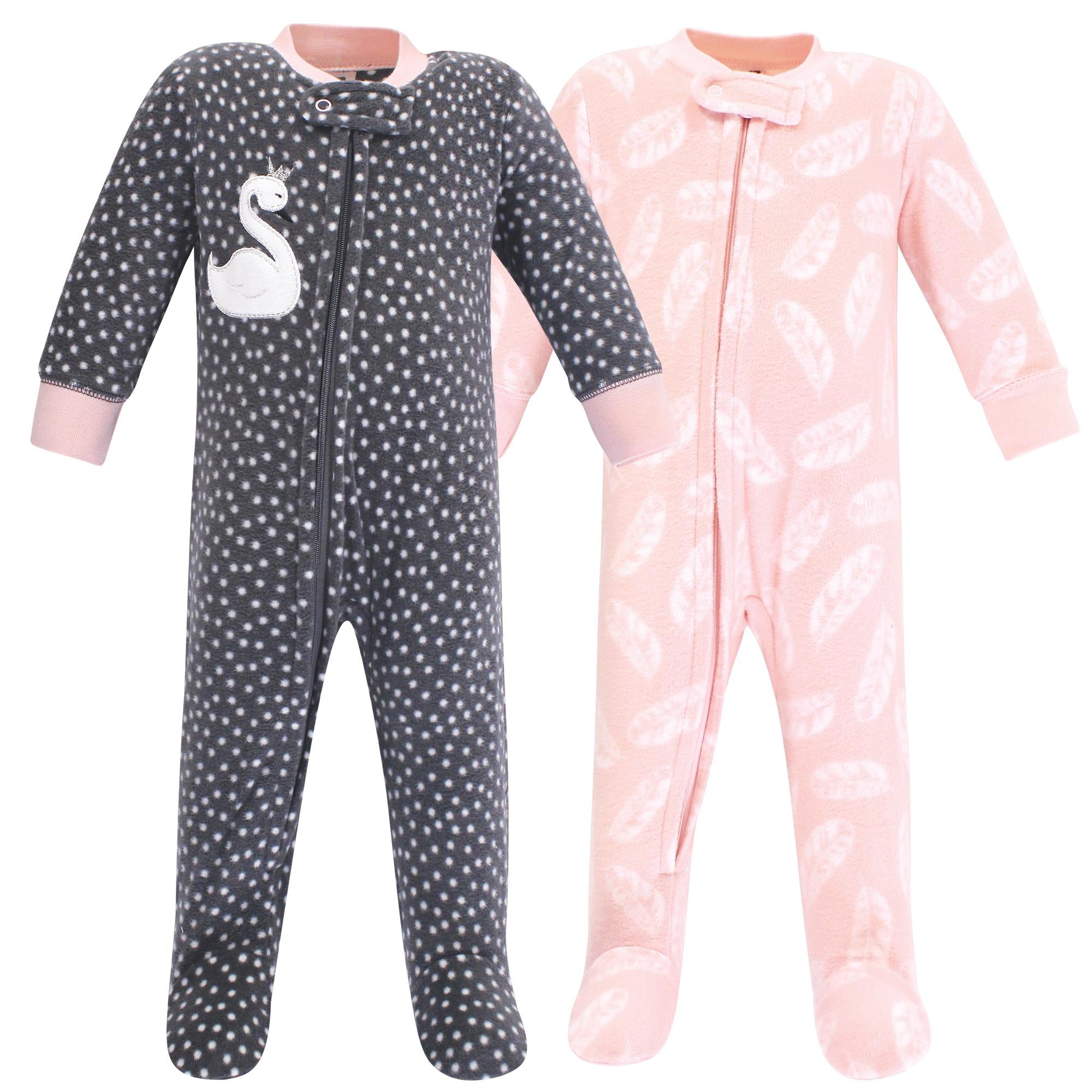 Girls Fleece Jumpsuits, Graceful Grey