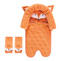Boys Carseat Insert and Padded Straps, Cinnamon Fox