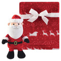 Unisex Toy and Plush Blanket Set, Jolly St. Nick
